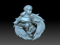 Little angel with wings 3D Print Models