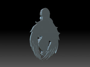 Little angel with wings 3D Print Model