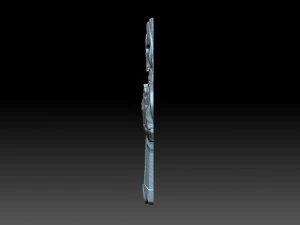 A skeleton with a gun 3D Print Model