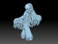 A skeleton with pistols 3D Print Models