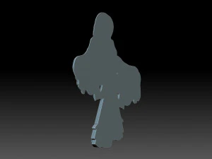 A skeleton with pistols 3D Print Model