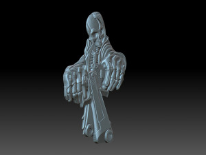 A skeleton with pistols Modèles 3D en vedette