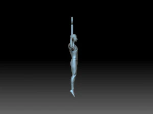 Gymnast on rings 3D Print Model