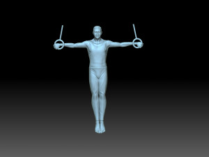 Relief of the gymnast 3D Print Models