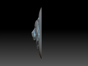Cover with a tiger head Model Cetak 3D