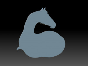 Horse 3D Print Model