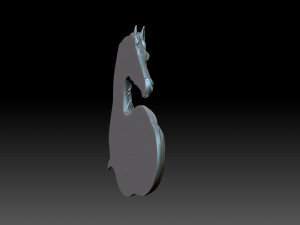 Horse 3D Print Model