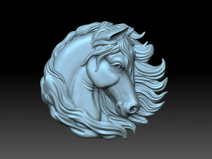 Decor with a horse 3D Print Model
