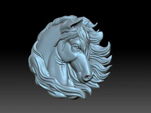 Decor with a horse 3D Print Model