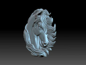 Decor with a horse 3D Print Model
