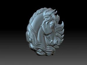 Decor with a horse 3D Print Model