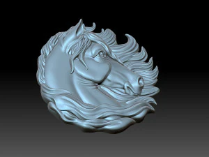 Decor with a horse 3D Print Model