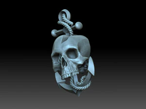 Skull 3D Print Model