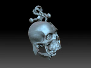 Skull 3D Print Model