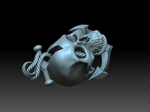 Skull 3D Print Model