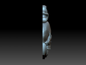 Relief skull and anchor Modèles 3D en vedette