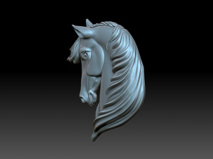 Head horse 3D Print Model