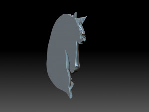 Head horse 3D Print Model