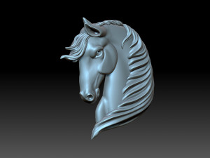 Head horse 3D Print Model