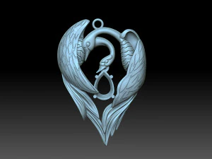 Oche cigni Modello di stampa 3D