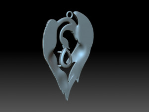 Geese Swans Modello di stampa 3D