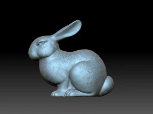 Tavşan 3D Baskı Modeli