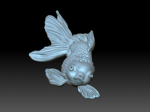 Goldfish 3D प्रिंट मॉडल