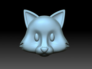 Fox Face 3D Print Model