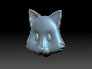 Fox Face 3D Print Model