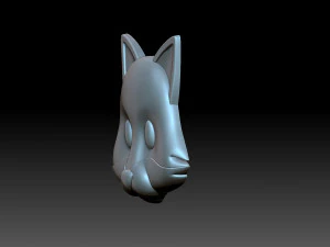 Fox Face 3D Print Model