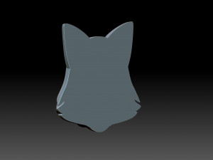 Fox Face 3D Принт Модель