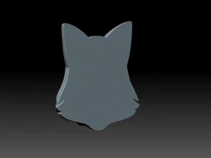 Fox Face 3D Print Model