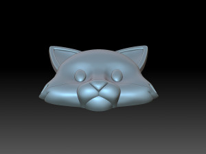 Fox Face 3D Принт Модель