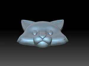 Fox Face 3D Print Model