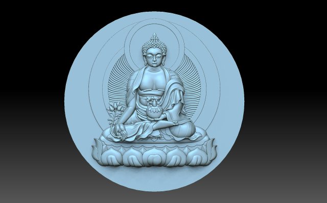 Buddha 3D Baskı Modeli .c4d .max .obj .3ds .fbx .stl .blend 