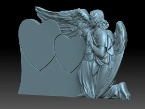 Grieving Angel 3D Print Model