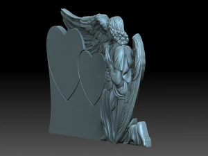 Grieving Angel 3D Print Model
