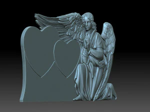 Grieving Angel 3D Print Model