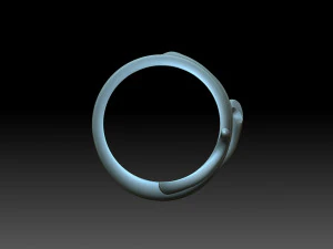 Snake Ring 3D Print Model