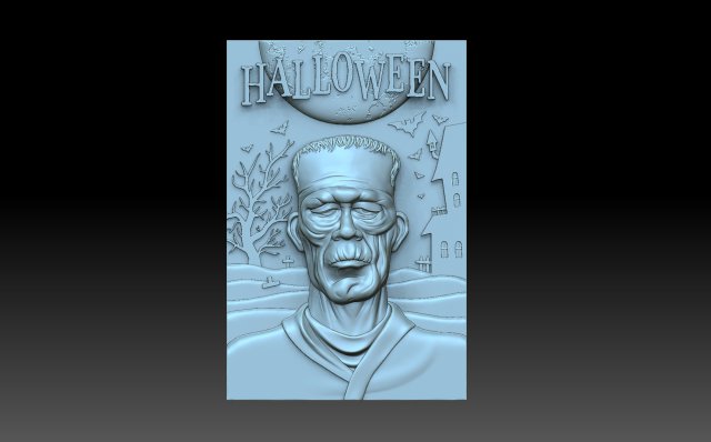 Frankenstein 3D प्रिंट मॉडल .c4d .max .obj .3ds .fbx .stl .blend 