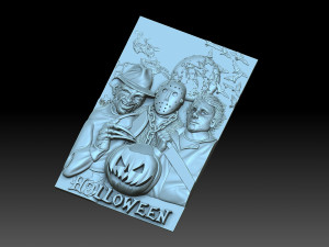 Halloween Model Cetak 3D