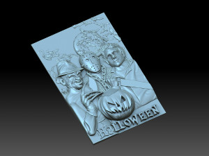 Halloween Model Cetak 3D