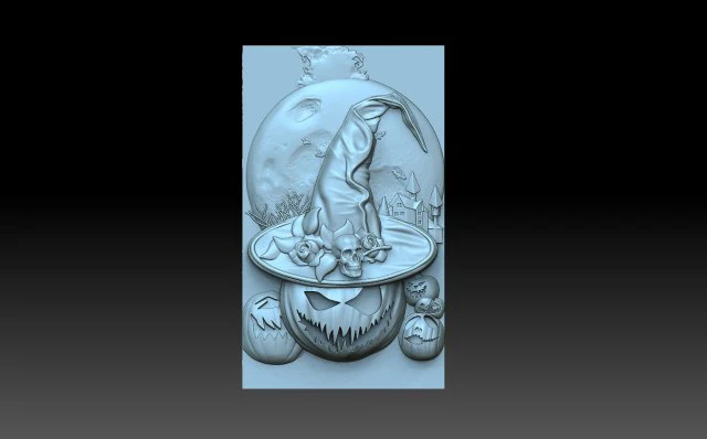 Zucca di Halloween Modello di stampa 3D .c4d .max .obj .3ds .fbx .stl .blend 