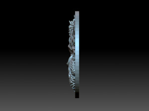 Decorative panel with flowers 3D-printmodel