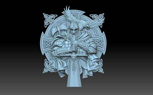 Viking 3D Print Model .c4d .max .obj .3ds .fbx .stl .blend 