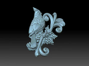 Cardinal Bird 3D Print Model