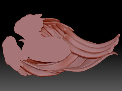 gato durmiendo Modelo 3D