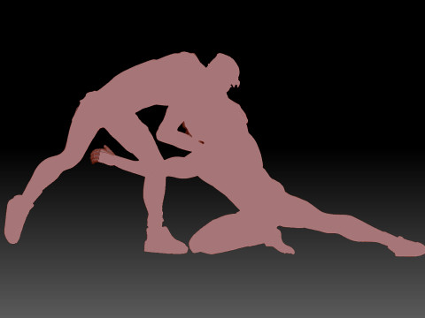 Wrestling 3D मॉडल