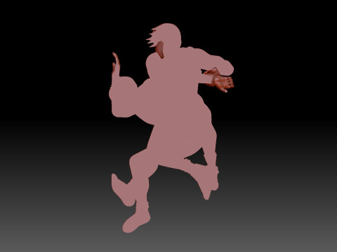 レスリング 3Dモデル