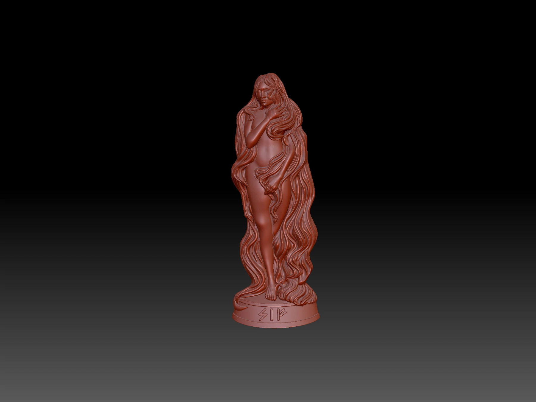 Girl beautiful 3D Model .c4d .max .obj .3ds .fbx .stl .blend 
